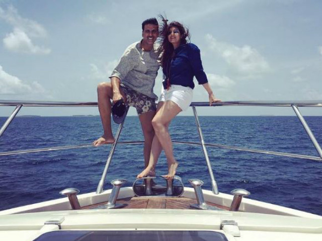 Akshay Kumar, Twinkle Khanna Are Almost Done With Their Holiday