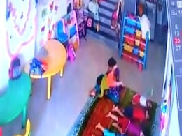 10-Month-Old Thrashed By Caretaker In Creche In Navi Mumbai's Kharghar, Video Goes Viral 10-Month-Old Thrashed By Caretaker In Creche In Navi Mumbai's Kharghar, Video Goes Viral
