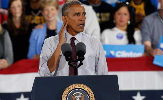 Barack Obama Campaigning Full-Time For Hillary Clinton, Says Donald Trump