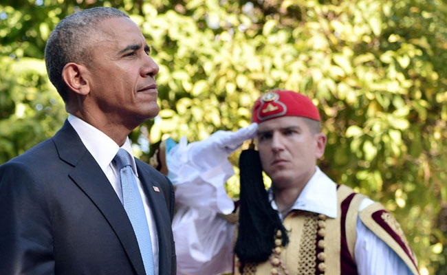 Barack Obama Arrives In Greece Amid Hopes He Will Argue For Debt Relief