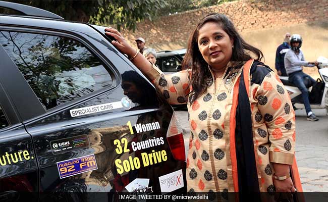 First Woman To Drive Solo Through Arctic Circle Felicitated