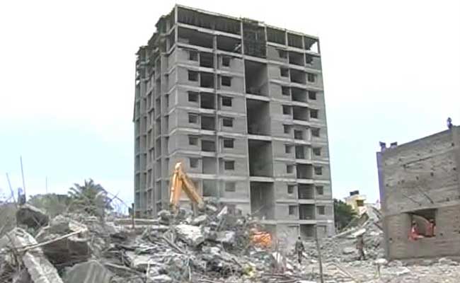 11-Storeyed Under-Construction Building Marked Unsafe, To Be Demolished In Chennai