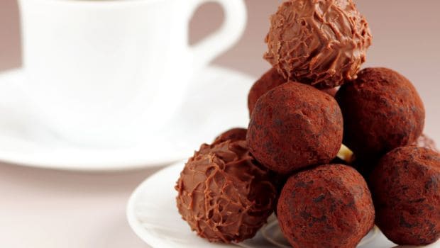 chocolate coffee truffle