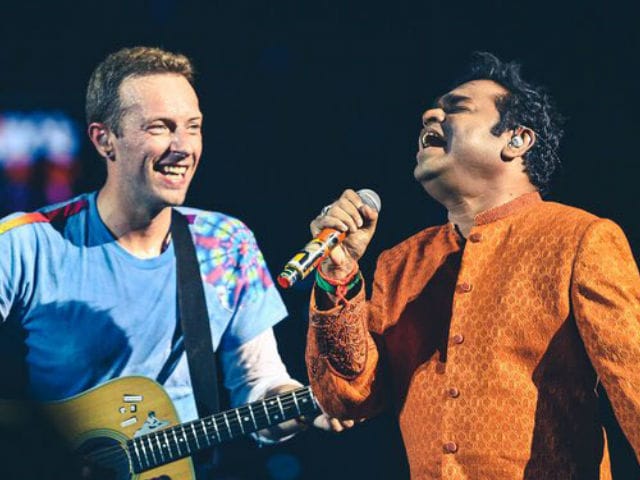 Thanks Chris Martin Says A R Rahman After They Sang Maa Tujhe Salaam