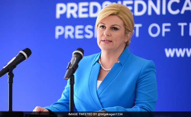 Croatian President Poses With Pro-Nazi Regime Symbol