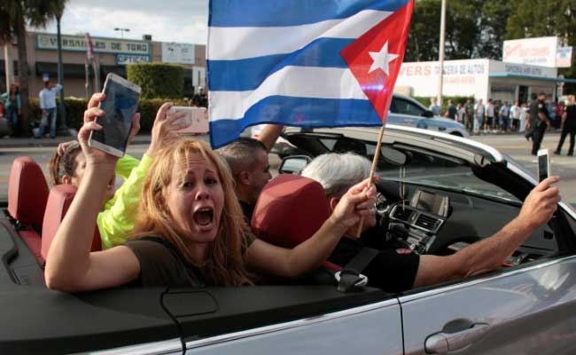 Miami Parties A Second Night Over Fidel Castro's Death