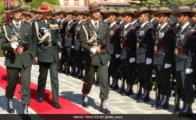 Indian Army Chief General Dalbir Singh Arrives In Kathmandu
