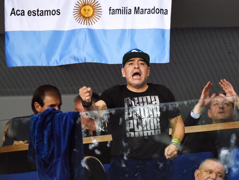 Diego Maradona Sees Argentina Level Davis Cup Final vs Croatia