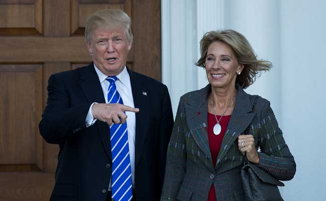 School Choice Advocate Is Donald Trump's Pick For Education Secretary