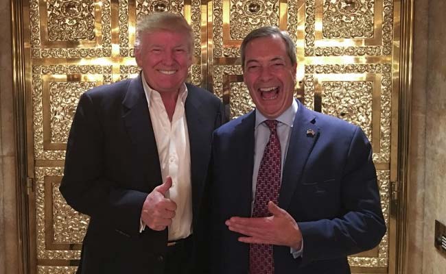Donald Trump Backs Nigel Farage As British Ambassador To US