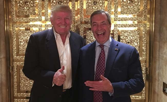 Thanks, But No Vacancy For Nigel Farage: Britain Dumps Trump's Suggestion