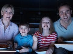 Dinner With TV May be a Recipe for Less Healthy Meals Dinner With TV May be a Recipe for Less Healthy Meals