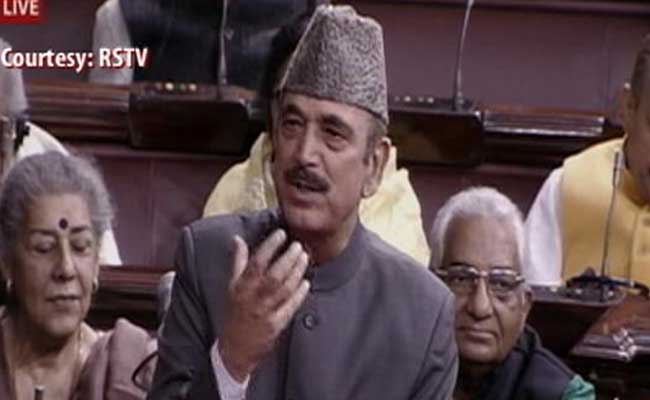 Ghulam Nabi's Azad's Controversial Remarks On Notes Ban Expunged