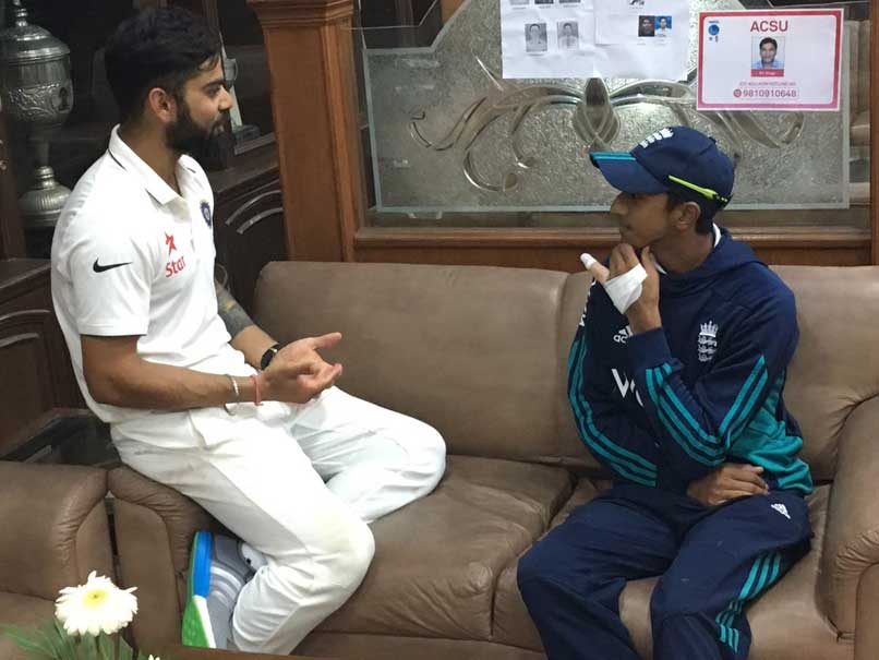 Haseeb Hameed Opens Up About Meeting Virat Kohli After Mohali Test
