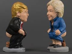 Hillary Clinton, Donald Trump 'Pooper' Figurines On Sale In Barcelona