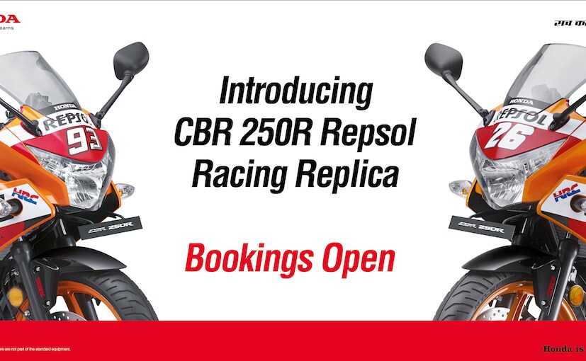 Honda Cbr250r Repsol Racing Replica Limited Edition Launched In India