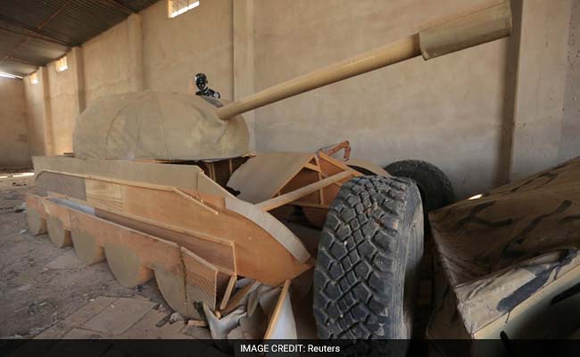 ISIS Uses Wooden Tanks And Bearded Mannequins In Decoy Attempts