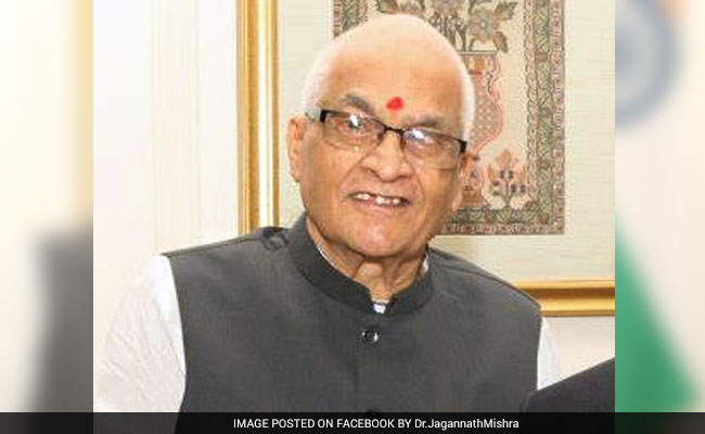 चारा घोटाला: दोषी जगन्नाथ मिश्रा ने किया सरेंडर, जेल भेजा