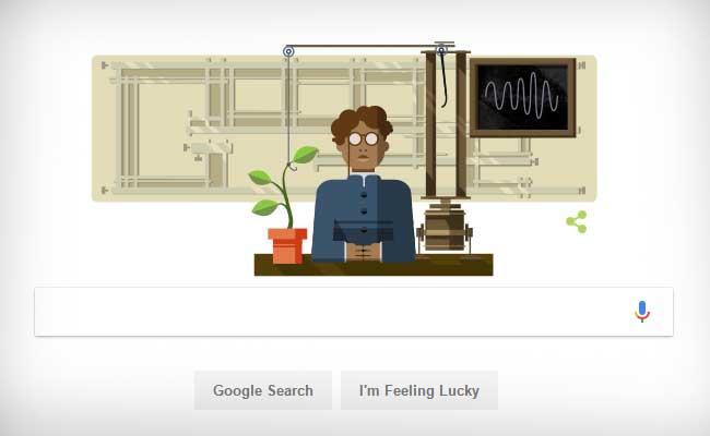 Google Celebrates Birthday Of Scientist Jagdish Chandra Bose With A Doodle