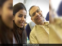 Minister Jayant Sinha Swaps Seats, Grateful Passenger Says 'Acche Din' Minister Jayant Sinha Swaps Seats, Grateful Passenger Says 'Acche Din'