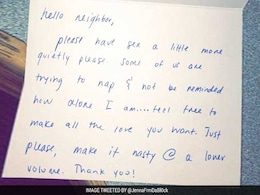 US Student Asked Neighbour To Keep It Down In The Bedroom, Got This Reply US Student Asked Neighbour To Keep It Down In The Bedroom, Got This Reply