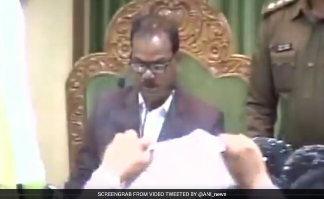 Shoe Hurled At Speaker, Chairs Thrown In Jharkhand Assembly