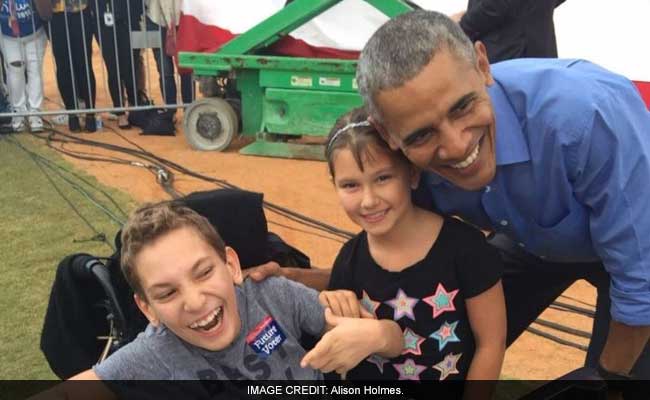 A Disabled Boy Was Booed At A Trump Rally. The Next Day, He Got To Meet President Obama.