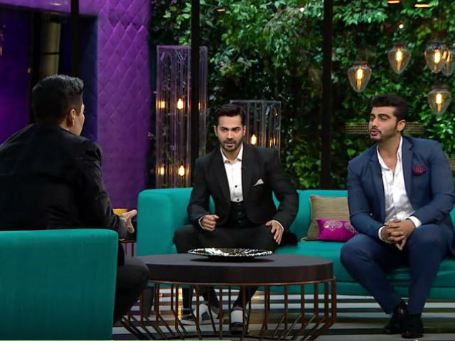 <i>Koffee With Karan 5</i>: Varun Dhawan, Arjun Kapoor's Rapid Fire Fail