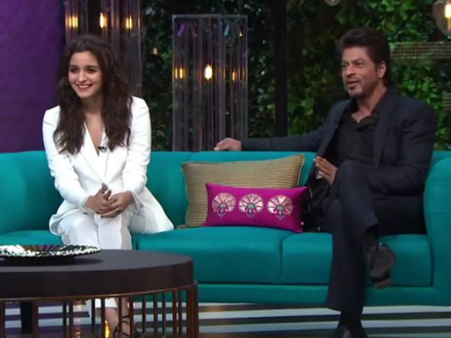 <I>Koffee With Karan</i>: Shah Rukh Khan Says Alia Bhatt Is 'Too Good Too Soon'