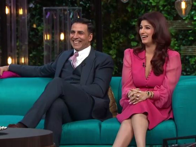 <I>Koffee With Karan</i>: Twinkle Khanna, Akshay Kumar's Episode is a Laugh Riot