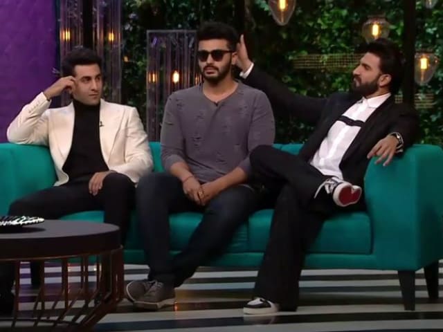 Koffee With Karan 5: Ranveer Singh, Ranbir Kapoor and Arjun, a Bromance in 6 GIFs