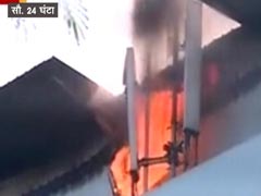 Massive Fire At Kolkata's SSKM Hospital