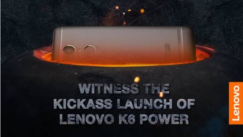 लेनोवो के6 पावर स्मार्टफोन 29 नवंबर को होगा भारत में लॉन्च