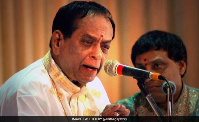 Congress Lawmaker Demands Bharat Ratna For Late Singer Balamuralikrishna