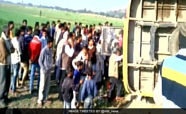 17 Children Injured As School Bus Overturns In Madhya Pradesh