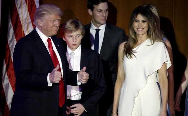 Discreet Melania: Out Of Camera Frame For Donald Trump's Victory Speech