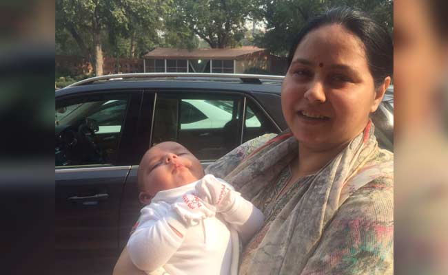 Now, The Youngest Member Of Lalu Yadav's Family In Parliament. He Is 2 Months Old