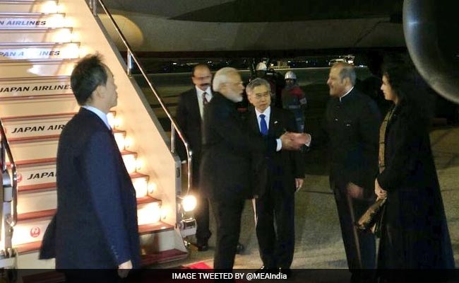 PM Modi Reaches Japan For Annual Bilateral Summit