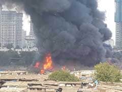 Massive Fire At Furniture Market In Mumbai's Oshiwara