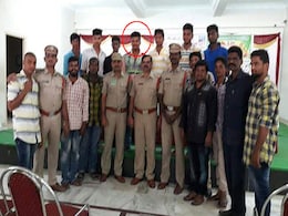 In Photos With Hyderabad Cops, Man They Had Arrested On Child Abuse Charges In Photos With Hyderabad Cops, Man They Had Arrested On Child Abuse Charges