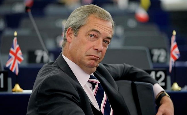 UKIP Leader And Brexit Figurehead Nigel Farage Congratulates Donald Trump