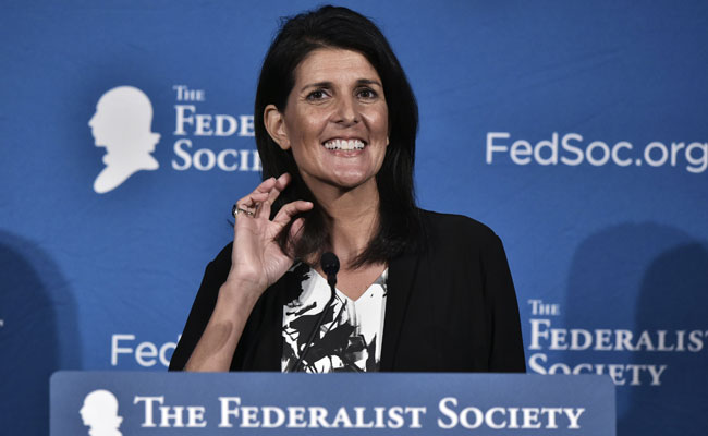 United Nations Hails Indian-American Nikki Haley's Nomination As Next US Envoy