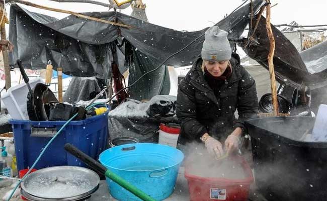 North Dakota To Block Supplies From Pipeline Protesters' Camp