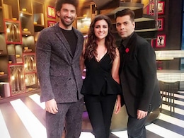 Parineeti Chopra, Aditya Roy Kapur Brew <i>Koffee With Karan</i>. See Pics Parineeti Chopra, Aditya Roy Kapur Brew <i>Koffee With Karan</i>. See Pics