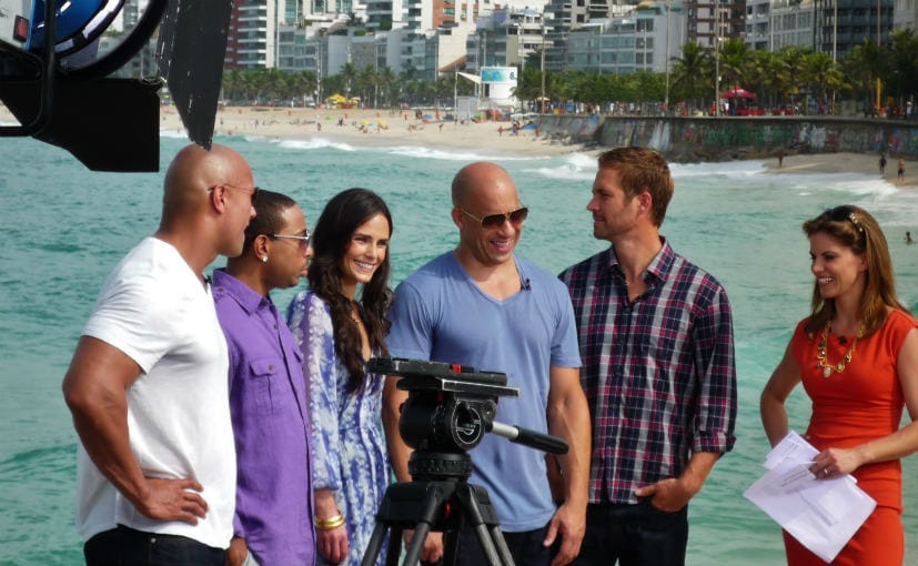 The Cast of Fast Five in Rio de Janeiro