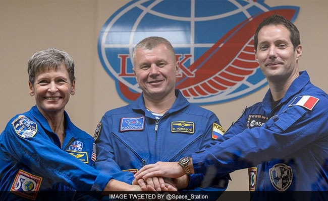 Russian Spaceship Delivers Three Astronauts To Space Station