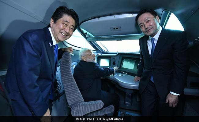 PM Narendra Modi, Shinzo Abe Take Ride In Shinkansen Bullet Train To 'Fast-Track' Indo-Japan Relations
