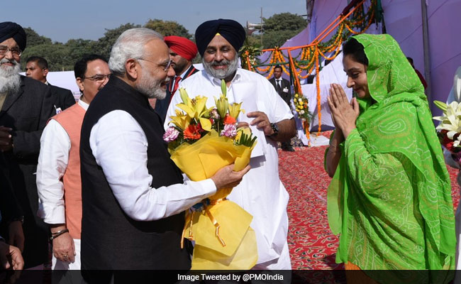 PM Narendra Modi Lays Foundation Stone Of AIIMS In Punjab