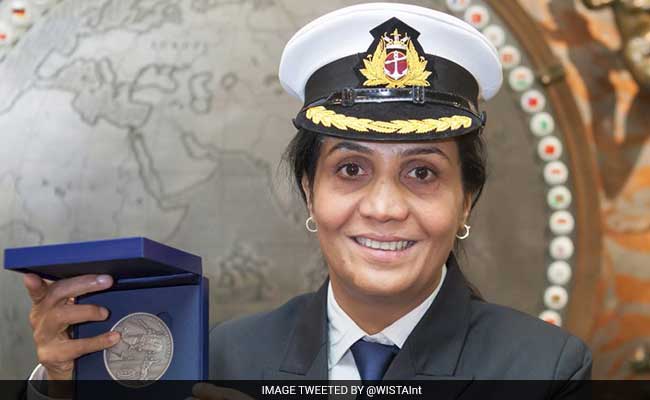 India's First Female Merchant Navy Captain Wins International Bravery Award