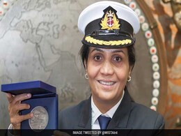 India's First Female Merchant Navy Captain Wins International Bravery Award India's First Female Merchant Navy Captain Wins International Bravery Award
